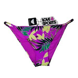 Love and Sports Misses XXL Classic Coverage String Bikini Bottom Separates